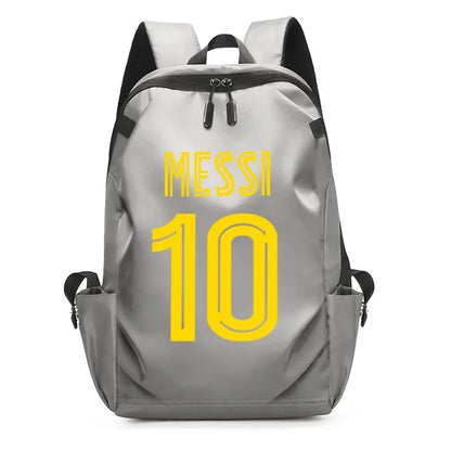 Football Super Stars MESSI Backpack Boy Girl Unisex College Student Backpack Women Men Laptop Teens Student USB Port Rucksack