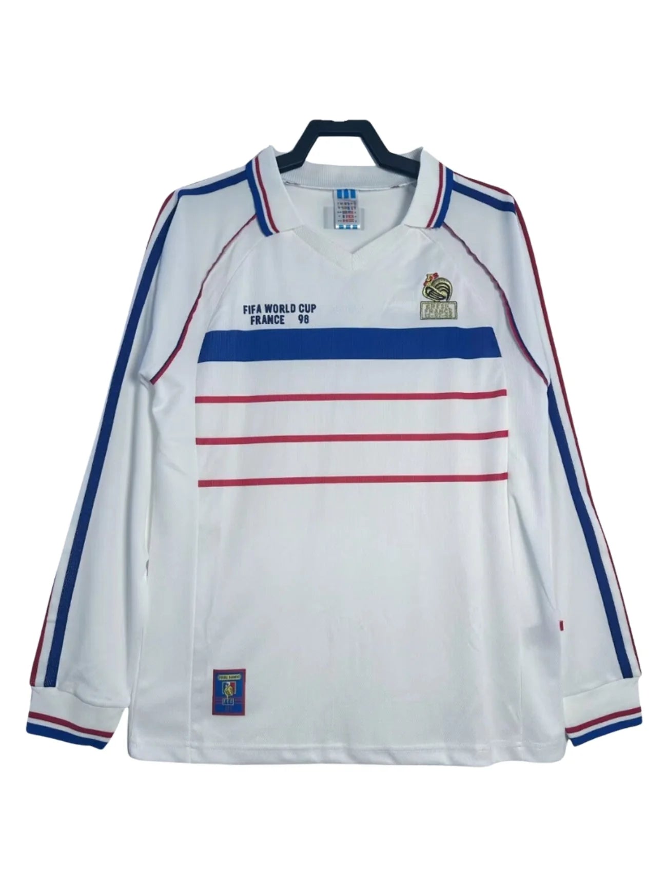 France Long Sleeve Away Shirt - 1998
