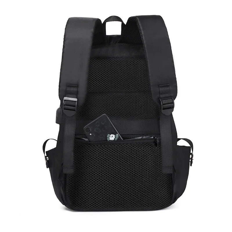 Football Super Stars MESSI Backpack Boy Girl Unisex College Student Backpack Women Men Laptop Teens Student USB Port Rucksack