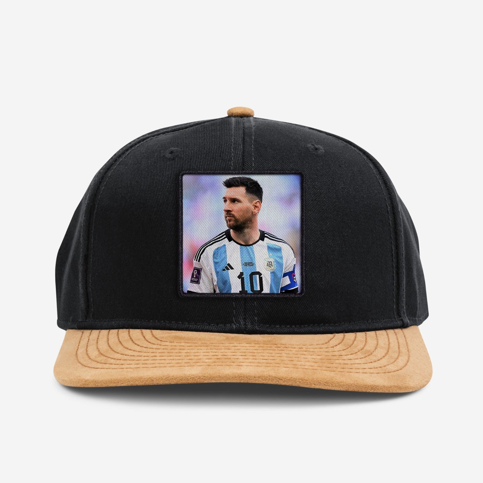 Messi Patch Sew/Iron on with Embroidered Border for Hats, Shirts.