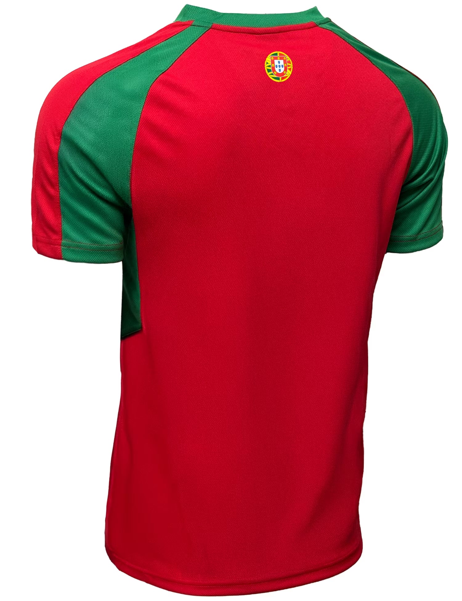 Just 4 Kicks Portugal Soccer Fan Jersey, Maroon/Green/Yellow, 100 Percent Poly, YS-XL